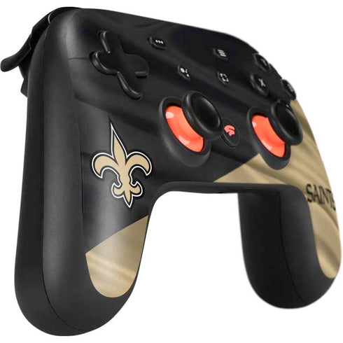 NFL New Orleans Saints Google Stadia Controller Skin